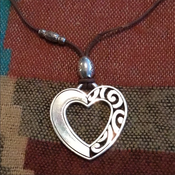Brighton silver heart necklace pendant - Picture 3 of 5